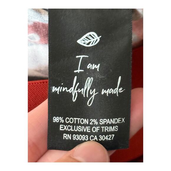 Nic + Zoe Autumn leaves maxi skirt red size 3X - Picture 7 of 8